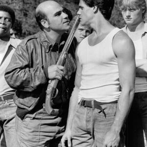 Still of Craig Sheffer and Jon Polito in Fire with Fire 1986