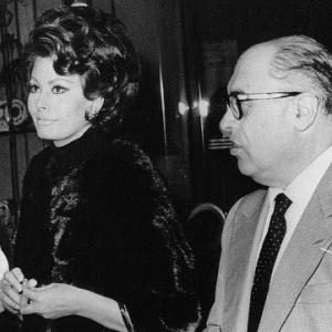 Sophia Loren and husband Carlo Ponti c 1961