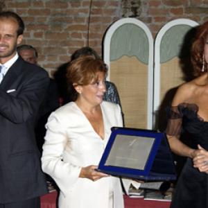 Sophia Loren Edoardo Ponti and Laura Delli Colli