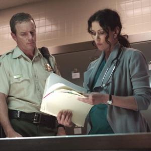 Melissa Ponzio  Linden Ashby  Teen Wolf  Season 3 Episode 9 The Girl Who Knew Too Much
