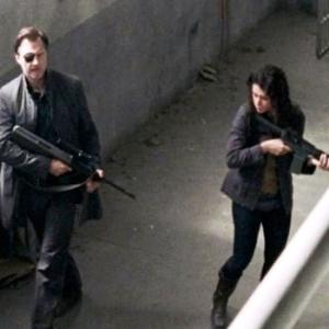 Melissa Ponzio  David Morrissey  The Walking Dead Welcome To The Tombs