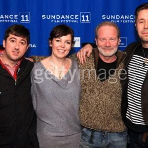 Paul Popplewell, Olivia Colman, Peter Mullan & Paddy Considine at Sundance Film Festival 2011