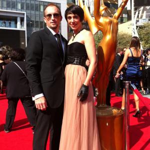 Al  E on the Red carpet  The Creative Emmy Awards 2011