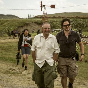 In Alberta with Jean Pierre Jeunet, 2012, shooting The Young and Prodigious Spivet