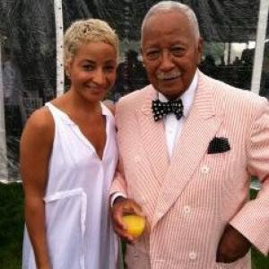 Syr Law, Mayor David Dinkins at Reginald Lewis Foundation Luncheon in the Hamptons