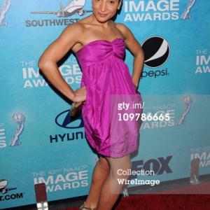 Syr Law red carpet arrival The 42nd Annual NAACP Image Awards Post-Show Gala Celebration