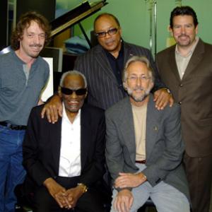 Quincy Jones Ray Charles and Neil Portnow