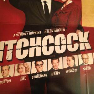 Promo poster for Hitchcock