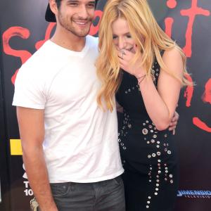 Tyler Posey and Bella Thorne at event of Scream The TV Series 2015