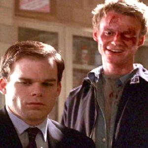 Michael C. Hall and Brian Poth in Six Feet Under, 