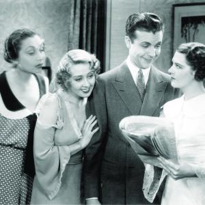 Still of Joan Blondell Ruby Keeler Aline MacMahon and Dick Powell in Gold Diggers of 1933 1933