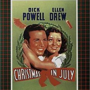 Ellen Drew and Dick Powell in Christmas in July (1940)
