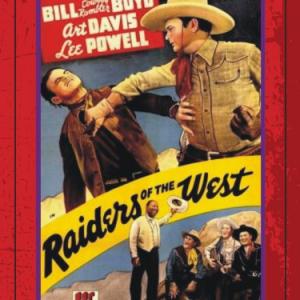 Bill 'Cowboy Rambler' Boyd, Art Davis, Lee Powell and Fred 'Snowflake' Toones in Raiders of the West (1942)