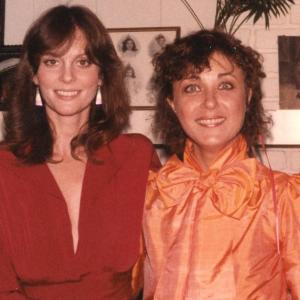 Udana with Lesley Ann Warren, 1985.