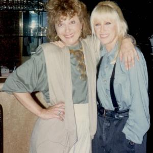 Udana with Suzanne Somers, 1988.