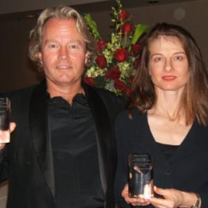 Recipients of the Croatian Heart Awards Beata Pozniak Michael York and John Savage for their heartfelt performance in the film Freedom From Despair