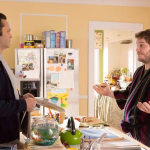 Still of Vince Vaughn and Chris Pratt in Anoniminis tetis 2013