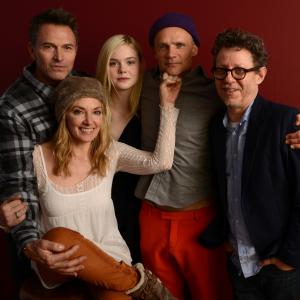 Jeff Preiss, Elle Fanning and Timothy Daly