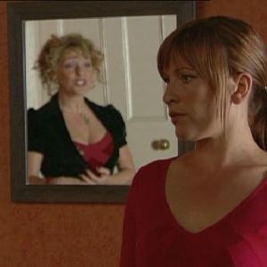 Still of Sarah Preston and Tracy-Ann Oberman in Eastenders