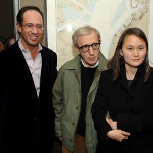 Woody Allen and SoonYi Previn at event of Match Point 2005
