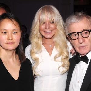 Woody Allen, Lindsay Lohan, Soon-Yi Previn
