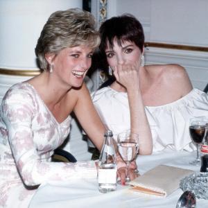 Liza Minnelli and Princess Diana