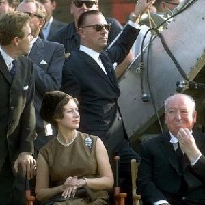 Alfred Hitchcock with Princess Margaret, c. 1965.