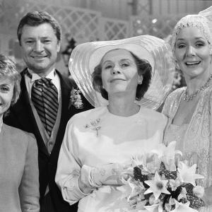 Still of Don Hastings Kathryn Hays Rosemary Prinz and Helen Wagner in As the World Turns 1956