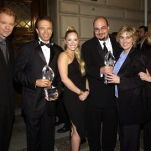 David Caruso Jerry Bruckheimer and Emily Procter