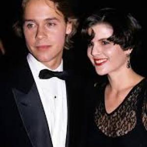 Chad Lowe and Babette Renee Props 1986