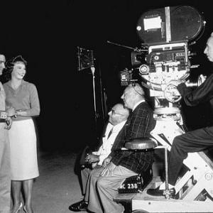 Elvis Presley and Juliet Prowse filming GI Blues Paramount 1960