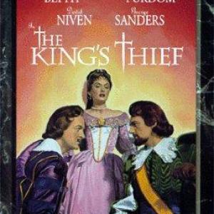 David Niven Ann Blyth and Edmund Purdom in The Kings Thief 1955