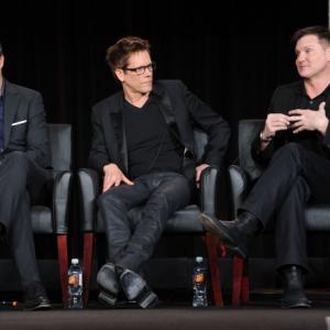 Still of Kevin Bacon, James Purefoy and Kevin Williamson in The Following (2013)