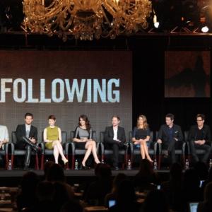 Still of Shawn Ashmore, Annie Parisse, James Purefoy, Kevin Williamson, Natalie Zea, Valorie Curry, Nico Tortorella, Kyle Catlett and Adan Canto in The Following (2013)
