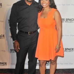 Lester and writer director of White Space Maya Washinton on the Red Carpet