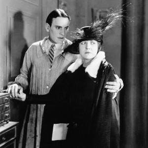 Still of Carl Miller and Edna Purviance in A Woman of Paris A Drama of Fate 1923