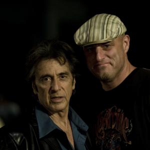 Al Pacino & Scott Putman on the set of 