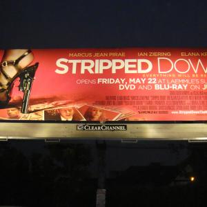 Billboard in Hollywood, CA of Stripped Down