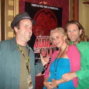 Jeff Orgill, Elana Krausz, and Christo Dimassis at Downtown Film Festival for Audie and the Wolf
