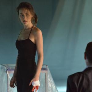 Still of Peter Outerbridge and Maggie Q in Nikita (2010)