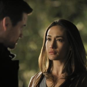 Still of Maggie Q and Shane West in Nikita (2010)