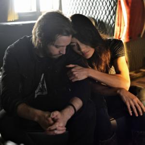 Still of Maggie Q and Aaron Stanford in Nikita 2010