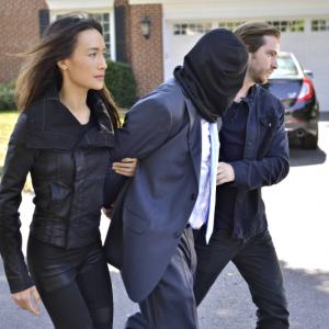 Still of Judd Nelson Maggie Q and Aaron Stanford in Nikita 2010