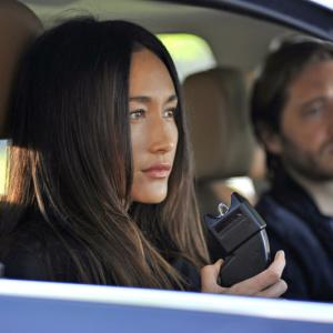 Still of Maggie Q and Aaron Stanford in Nikita 2010