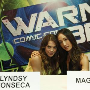 Maggie Q and Lyndsy Fonseca at event of Nikita (2010)