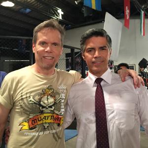 June 16 2014 Bangkok Thailand with Esai Morales La Bamba The Brink on the set of Never Back Down 3