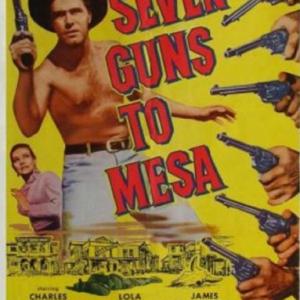 Lola Albright and Charles Quinlivan in Seven Guns to Mesa 1958