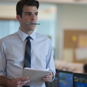 Zachary Quinto as Peter Sullivan in MARGIN CALL