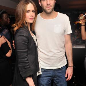 Sarah Paulson and Zachary Quinto at event of Shadow Dancer 2012