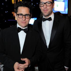 J.J. Abrams and Zachary Quinto
